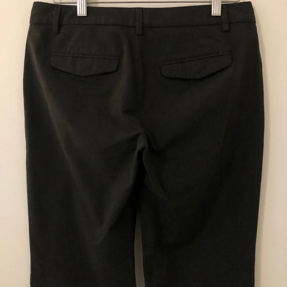 Gap  90s Y2K Size 4 Long Flare Boot Cut Stretch Dark Gray Women's Dress Pants 4L - Picture 5 of 9